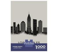 Rompecabezas para Adultos De 1000 Piezas Los Angeles Skyline Rompecabezas para Adultos Juego Práctico Corte De Precisión 52x38cm/1000pcs