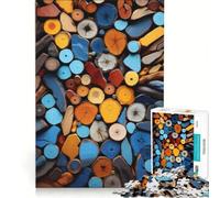 Rompecabezas para Adultos de 1000 Piezas Los límites del Arte Abstracto Juego de ingenio ensamblaje de Patrones Regalo Ideal para los Amantes de los Juegos 38x26cm