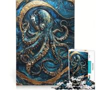 Rompecabezas para Adultos de 1000 Piezas Los Secretos Dorados del Arte Profundo, Juego Educativo, dificultad Alta, cumpleaños y Navidad 38x52cm