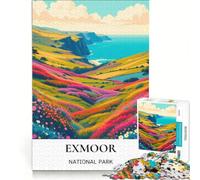 Rompecabezas para Adultos de 1000 Piezas: Lugares Secretos en Exmoor Juguete Educativo, Ideal para Pasar el Tiempo en Vacaciones en casa o como Regalo para Amigos y Familiares 38x26cm