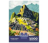 Rompecabezas para Adultos De 1000 Piezas Machu Picchu Peru Rompecabezas Juego De Ingenio Aliviador del Estrés Difícil Y Desafiante 70x50cm/1000pcs