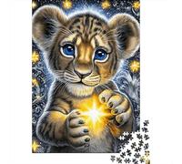 Rompecabezas para Adultos De 1000 Piezas Magical Baby Tiger Cub Rompecabezas Práctico Juego Regalo De Cumpleaños Cumpleaños Y Navidad 52x38cm/1000pcs