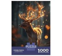 Rompecabezas para Adultos De 1000 Piezas Magical Fantasy Deer Glow Rompecabezas para Adultos Juego De Ingenio Difícil Oferta Difícil como Regalo para Toda La Familia 70x50cm/1000pcs