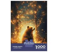Rompecabezas para Adultos De 1000 Piezas Majestic Bear Rompecabezas para Adultos Juego Práctico Análisis Y Lógica Gran Regalo para Los Amantes De Los Juegos 38x26cm/1000pcs