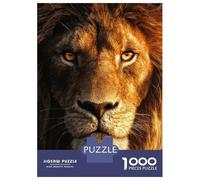 Rompecabezas para Adultos De 1000 Piezas Majestic Lion Portrait, Golden Eyes Rompecabezas para Adultos Juegos Relajantes Análisis Y Lógica Regalos para Amigos Y Familiares 70x50cm/1000pcs
