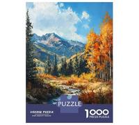 Rompecabezas para Adultos De 1000 Piezas Majestic Mountain Vista Rompecabezas para Adultos Juguete Decoración De Pared Mejora La Memoria 38x26cm/1000pcs