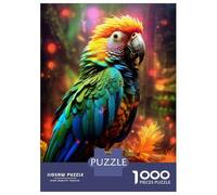 Rompecabezas para Adultos De 1000 Piezas Majestic Parrot on Ground Rompecabezas para Adultos Juguete Decoración De Pared Mejora La Memoria 52x38cm/1000pcs