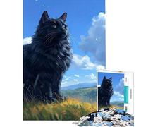 Rompecabezas para Adultos de 1000 Piezas Majestuoso Observador de Nubes Juego Imposible Juguetes educativos Regalos de Amigo Invisible para la diversión Familiar (tamaño 50x75cm)