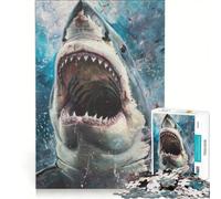 Rompecabezas para Adultos de 1000 Piezas Maneater Juegos educativos decoración Cada Pieza es única 50x75cm