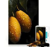 Rompecabezas para Adultos de 1000 Piezas Mangos Amarillos Grandes y Frescos,Corte preciso,Divertido Juego Mental,Regalo para Relajarse,Tiempo de diversión,decoración navideña para la Pared (50x75cm)