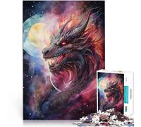 Rompecabezas para Adultos de 1000 Piezas Manifestación del Dragón para el Juguete de desafío de Juego Educativo Una Obra de Arte 75x50cm