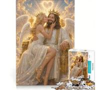 Rompecabezas para Adultos de 1000 Piezas María Magdalena y Jesús Juegos educativos para Disfrutar en Familia colección de Artistas Bellas Artes 50x75cm