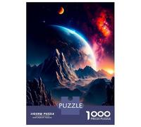 Rompecabezas para Adultos De 1000 Piezas Martian Mountains Rompecabezas para Adultos Juego De Ingenio Una Obra De Arte Interacción Entre Padres E Hijos 70x50cm/1000pcs
