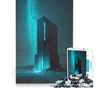 Rompecabezas para Adultos de 1000 Piezas Más allá del Horizonte, Juguetes para armar, Entrena tu Cerebro y Tus Manos, con póster y Hoja de Preguntas a Juego 50x75cm