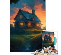 Rompecabezas para Adultos de 1000 Piezas Meadow Manor para Juego Educativo desafío Juguete Juego Familiar diversión Familiar Regalos de cumpleaños tamaño 38x52cm