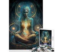 Rompecabezas para Adultos de 1000 Piezas Meditación Elegante Juego Imposible desafío difícil Juguete Educativo Que Mejora el Amor Entre Parejas (50x75cm)