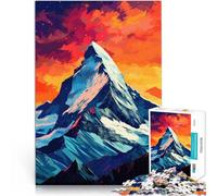 Rompecabezas para Adultos de 1000 Piezas Melodías de montaña Edición Pop Art Juegos de relajación Regalo para cumpleaños 75x50cm