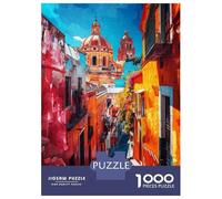 Rompecabezas para Adultos De 1000 Piezas Mexico City Art Rompecabezas para Adultos Juego Práctico Difícil Difícil Cumpleaños Y Navidad 52x38cm/1000pcs