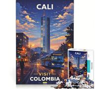 Rompecabezas para Adultos de 1000 Piezas Mi Torre De Cali, Juegos relajantes, Regalo de cumpleaños, cumpleaños 38x26cm