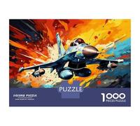 Rompecabezas para Adultos De 1000 Piezas Military Jet Fighter Aircraft-1 Rompecabezas para Adultos Juguetes Antiestrés Decoración Actividades Divertidas En Casa 70x50cm/1000pcs