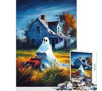 Rompecabezas para Adultos de 1000 Piezas misión de siega Fantasma Juguetes antiestrés Regalos de Amigo Secreto Juegos relajantes para cumpleaños y Navidad tamaño 38x52cm