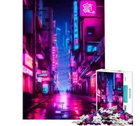 Rompecabezas para Adultos de 1000 Piezas Modelo Alley Purple Ideal para cumpleaños y Navidad Juguete Educativo de análisis y lógica para Mayores de 14 años (38x26cm)