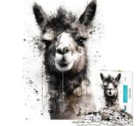 Rompecabezas para Adultos de 1000 Piezas Modelo Alpaca Beauty Ideal para Juegos educativos desafíos y como Regalo de cumpleaños Tamaño 75x50cm
