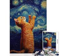 Rompecabezas para Adultos de 1000 Piezas Modelo Bigoteador Astrónomo Juguetes antiestrés una Obra de Arte Regalos para Amigos y Familiares (tamaño 50x75cm)