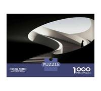 Rompecabezas para Adultos De 1000 Piezas Modern Spiral Staircase Design Rompecabezas para Adultos Juego De Ingenio Difícil Oferta Difícil como Regalo para Toda La Familia 70x50cm/1000pcs