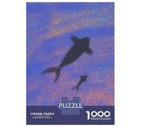Rompecabezas para Adultos De 1000 Piezas Mom and Baby Whale Rompecabezas para Adultos Juego De Ingenio Análisis Y Lógica Actividades Divertidas para Hacer En Casa, 70x50cm/1000pcs