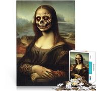 Rompecabezas para Adultos de 1000 Piezas Mona Lisa Zombi Juguetes educativos de Aprendizaje Toda la Familia. 75x50cm