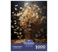Rompecabezas para Adultos De 1000 Piezas Money Tree Decoration for Wealth Rompecabezas para Adultos: Juegos Prácticos De Análisis Y Lógica, Regalos para Amigos Y Familiares 70x50cm/1000pcs