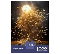 Rompecabezas para Adultos De 1000 Piezas Money Tree Growth Rompecabezas para Adolescentes Juguetes De Bricolaje Corte De Precisión Difícil Y Desafiante 70x50cm/1000pcs