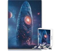 Rompecabezas para Adultos de 1000 Piezas, monolito Espacial Antiguo, Juego Educativo Familiar, Aprendizaje, Gran Regalo, tamaño 38x52cm