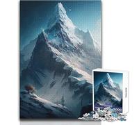 Rompecabezas para Adultos de 1000 Piezas, montaña mágica, Tranquilo, Relajante, para Actividades de Ocio, Ideal para Cortar con precisión, Juguete para Manualidades, tamaño 38x52cm