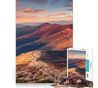 Rompecabezas para Adultos de 1000 Piezas Montañas Cárpatas,Ucrania Juego de lógica con Piezas de Ajuste preciso Un Momento Divertido y Acogedor Regalo Ideal para cumpleaños (38x26cm)