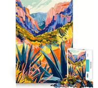 Rompecabezas para Adultos de 1000 Piezas Montañas Dolomitas,Italia Arte Minimalista Corte Impecable Juego de concentración Regalo Ideal para Jugar Gratis cumpleaños 50x75cm