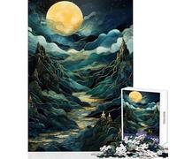 Rompecabezas para Adultos de 1000 Piezas montañas Kintsungi Juguete para decoración de Pared Regalo para Mujeres y Hombres Juego práctico Que fomenta el Amor Entre Parejas tamaño 38x26cm