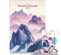 Rompecabezas para Adultos de 1000 Piezas, Monte Huasan, China, Juguete Educativo, para Pasar el Tiempo en casa Durante Las Vacaciones, Regalo de cumpleaños, Regalos 38x26cm