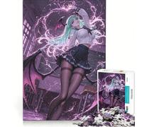 Rompecabezas para Adultos de 1000 Piezas Morrigan Aensland con Uniforme Escolar Juegos educativos desafiante para completar cumpleaños 38x26cm