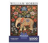 Rompecabezas para Adultos De 1000 Piezas Morris Dolphins Elephant Exhibition Rompecabezas para Adultos Juego Familiar Divertido Y Humorístico Cumpleaños Y Navidad 52x38cm/1000pcs