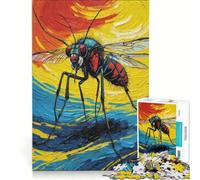 Rompecabezas para Adultos de 1000 Piezas Mosquito Juego Imposible Mejora la Memoria con Piezas de Formas aleatorias Que encajan Perfectamente 38x26cm