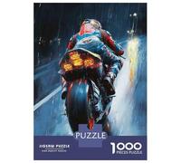 Rompecabezas para Adultos De 1000 Piezas Motorcycle Racing in Rain Rompecabezas para Adolescentes Juegos Relajantes Pero Divertidos Y Humorísticos Desafiantes De Completar 70x50cm/1000pcs