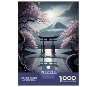 Rompecabezas para Adultos De 1000 Piezas Mount Fuji Torii Gate Landscape Rompecabezas para Adultos Juegos Familiares Pero Divertidos Y Humorísticos Cumpleaños 52x38cm/1000pcs