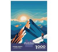 Rompecabezas Para Adultos De 1000 Piezas Mountain Climber Landscape Digital Art Rompecabezas Para Adultos Juguetes Antiestrés Análisis Y Lógica Oferta Como Regalos Para Toda La Familia 70x50cm/1000pcs