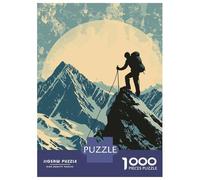 Rompecabezas para Adultos De 1000 Piezas Mountain Climbing Snowy Rompecabezas para Adultos Juegos Divertidos Difícil Difícil Regalos De Cumpleaños Y Únicos 70x50cm/1000pcs