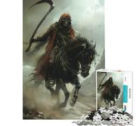 Rompecabezas para Adultos de 1000 Piezas Muertes Paseo Sombrío Juego Familiar Juguetes Educativos Regalo Ideal para Jugar y Mejorar la Memoria (Tamaño 38x52cm)