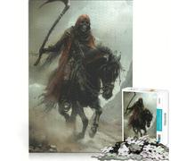 Rompecabezas para Adultos de 1000 Piezas: Muertes, Viaje sombrío, Juegos Familiares, análisis y lógica, Mejora del Amor Entre Parejas 38x26cm