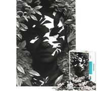 Rompecabezas para Adultos de 1000 Piezas Mujer Entre follaje Rompecabezas Divertido para Adultos Regalos para Mujeres Difícil y desafiante (Tamaño 38x26cm)