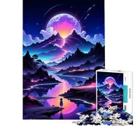 Rompecabezas para Adultos de 1000 Piezas Mundo Encantado Juegos educativos Juguetes Juegos educativos Regalos de Amigo Invisible Análisis y lógica (Tamaño 38x52cm)